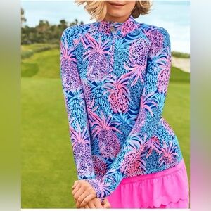 Lilly Pulitzer Marion Mesh Panel Half-Zip
Sunguard Size S
